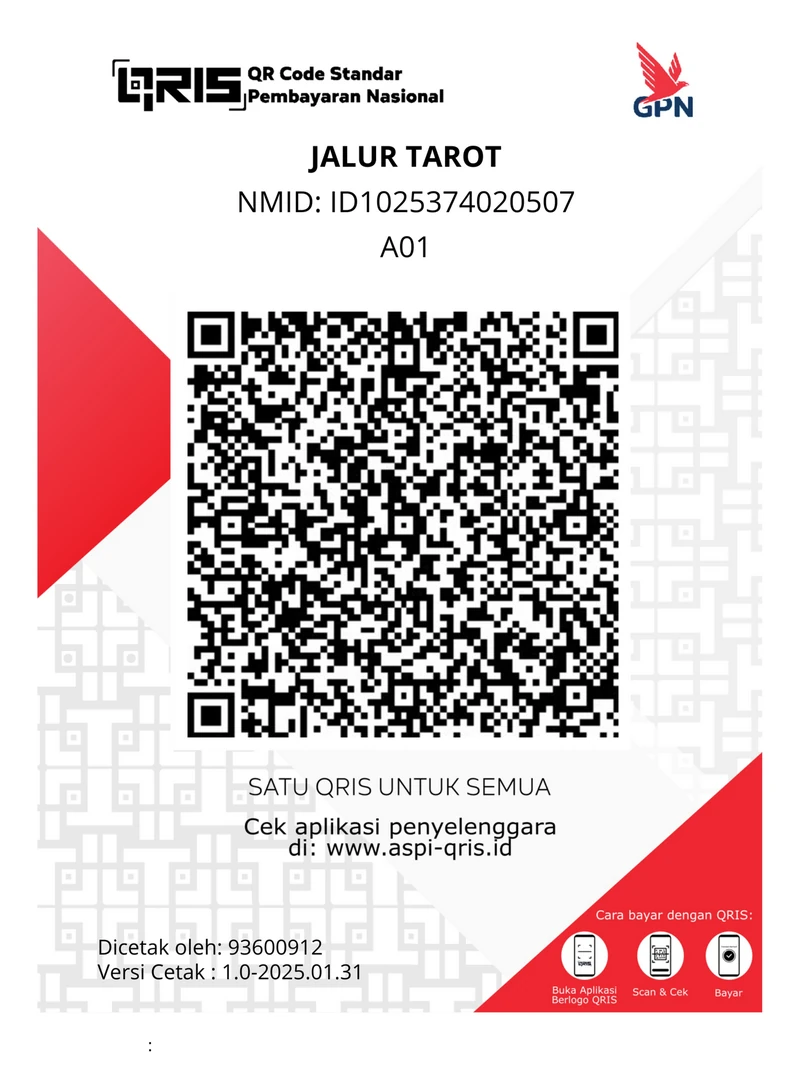 QRIS JalurTarot — scan untuk membayar